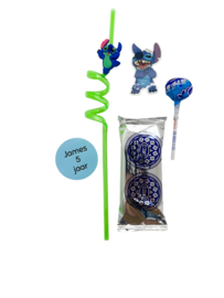Stitch traktatie kant-en-klaar - Oreo & krulrietje