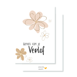 Geniet van je Verlof - Bloemen