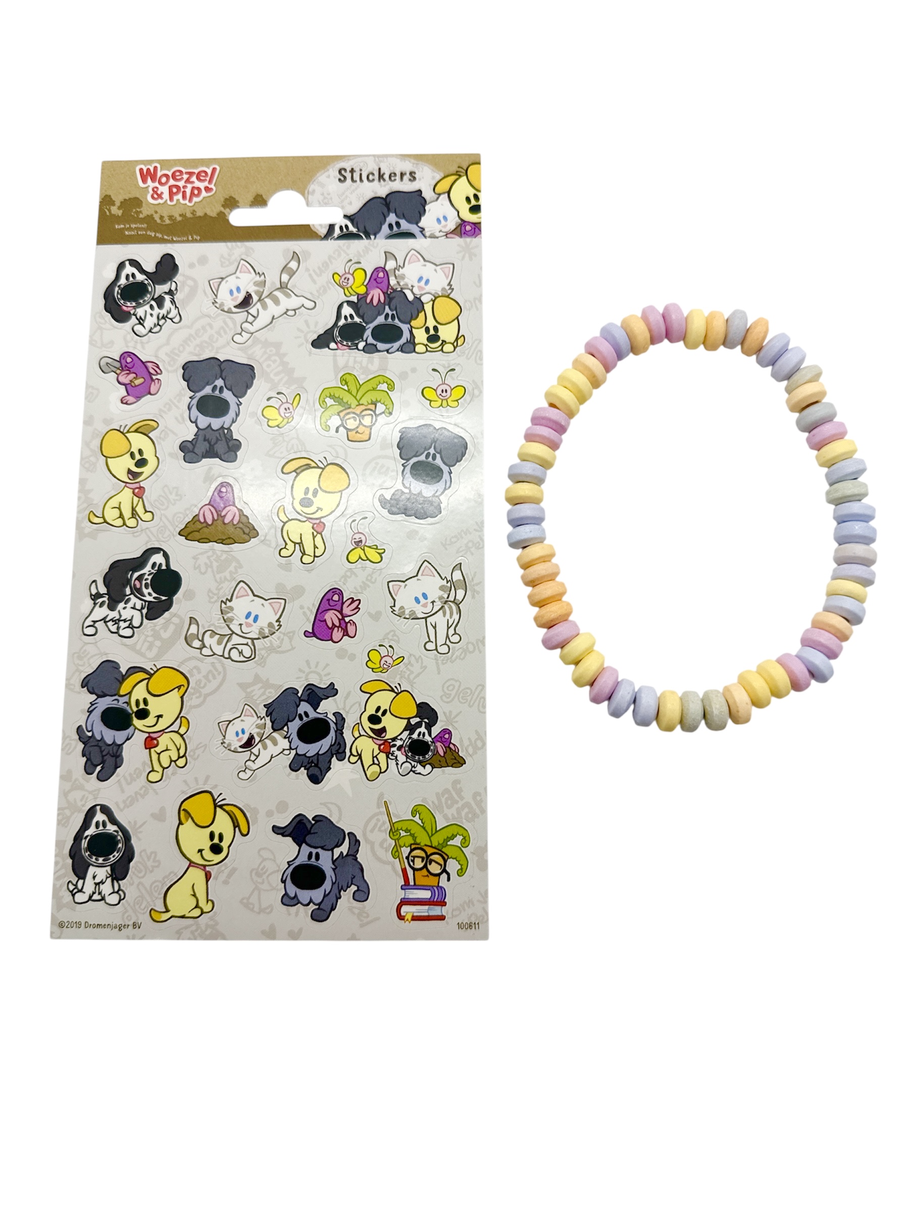 Woezel en Pip stickervel