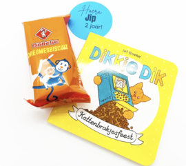 Dikkie Dik uitdeelboekje + dreumes biscuit