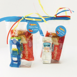 Hot wheels met peperkoek of rainbow pen