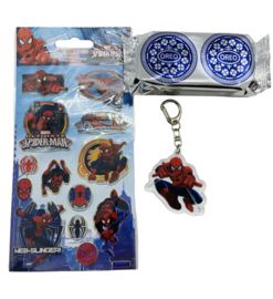 Spiderman sleutelhanger + Stickers + Oreo