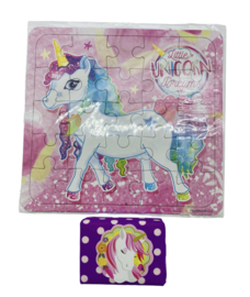 Unicorn Puzzel + Rozijntjes