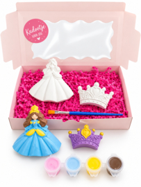 Prinsessen gipsfiguurtjes schilderen