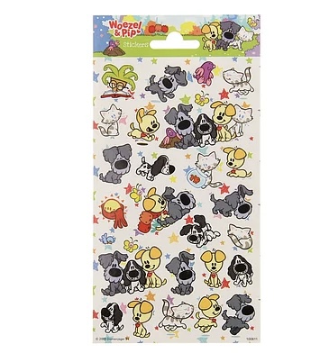 Woezel en Pip stickervel