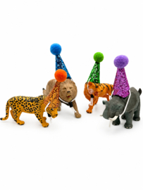 Jungle traktatie – dier met feesthoedje