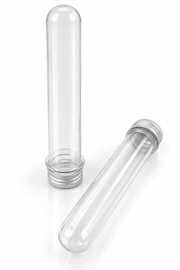 Plastic reageerbuis met schroefdop – traktatiebuisje