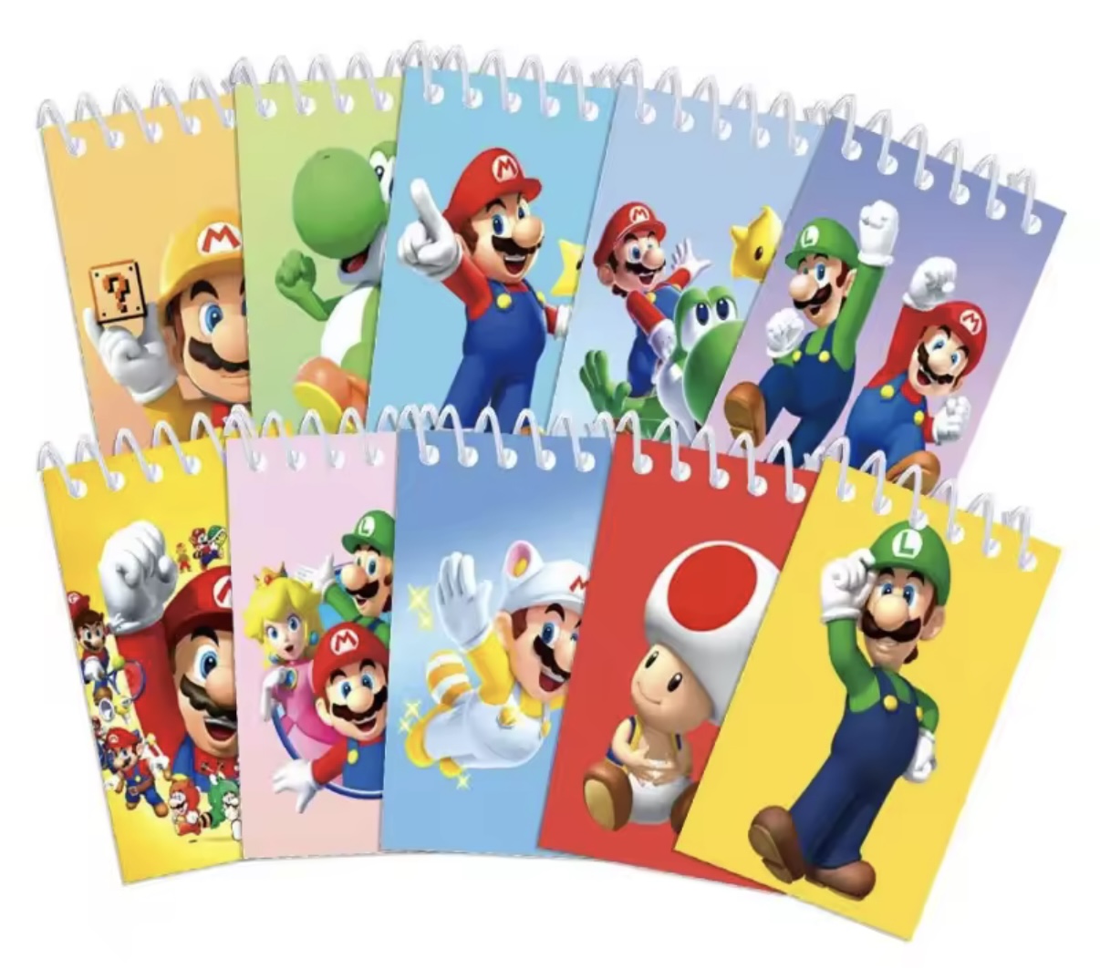 Super Mario notitieblokje — traktatie voor school