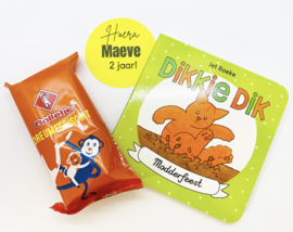 Dikkie Dik uitdeelboekje + dreumes biscuit