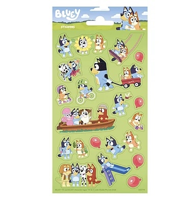 Bluey stickervel