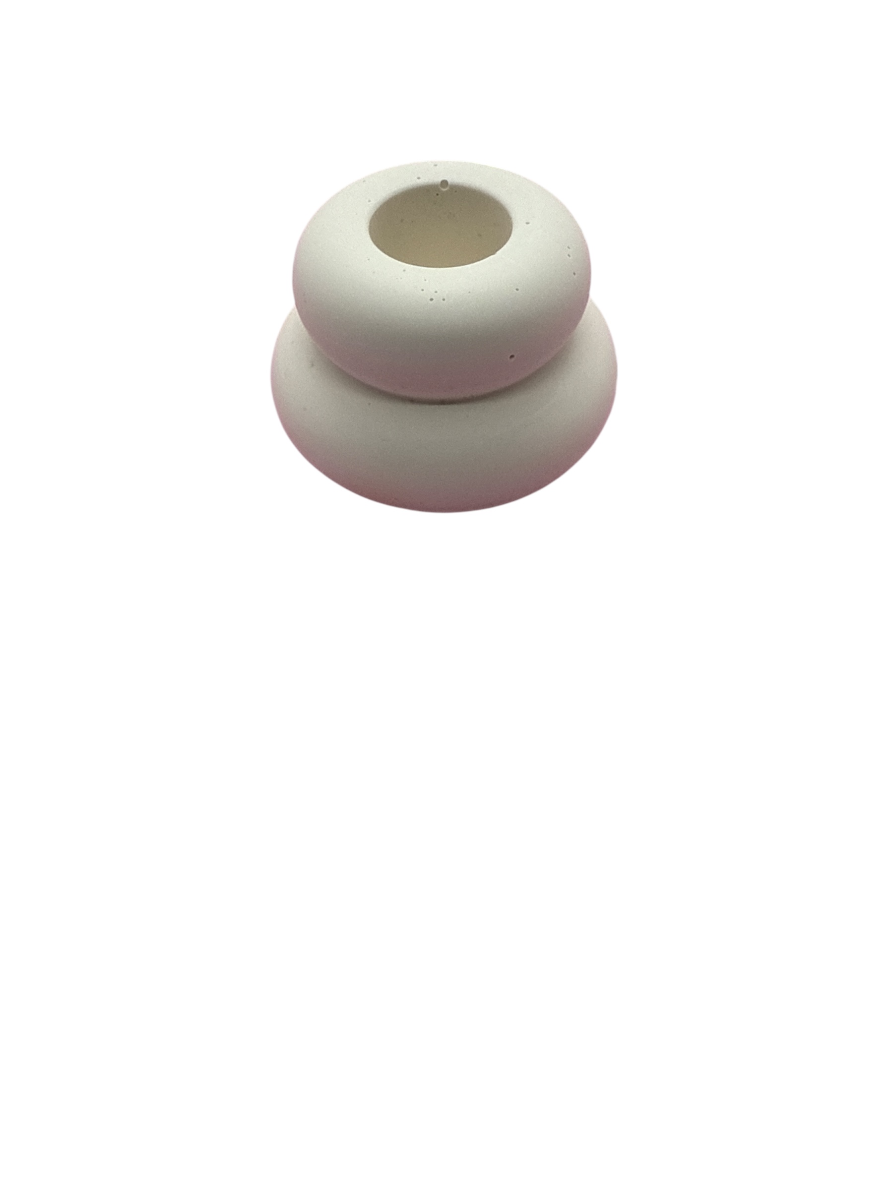Kaarshouder - bubbel - wit
