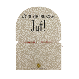 Armband - Leukste Juf