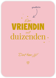 Vriendin uit duizenden