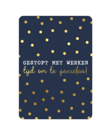 Gestopt met werken