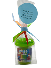Klei traktatie- uitdeelcadeautje