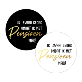 Pensioen - Ik zwaai gedag