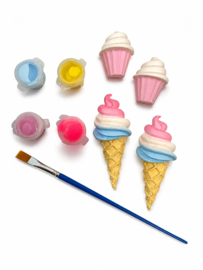 IJsjes gipsfiguurtjes schilderen