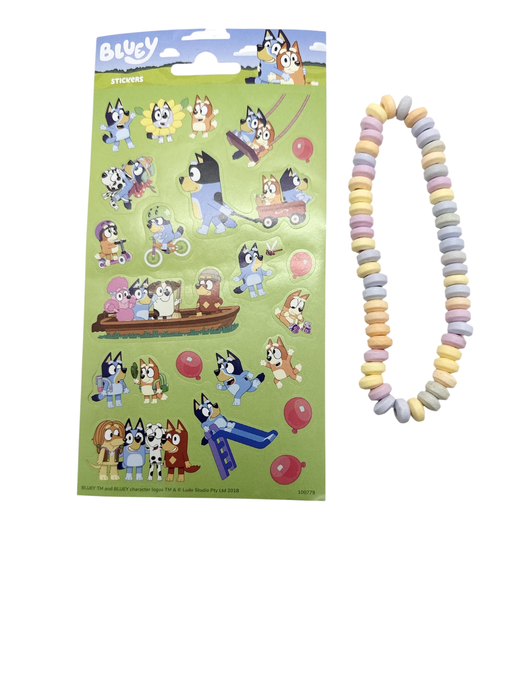 Bluey stickervel