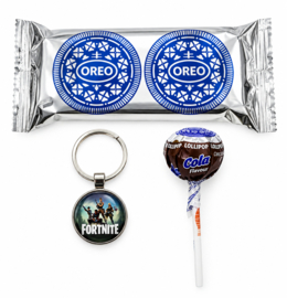Fortnite sleutelhanger + Oreo + Lolly