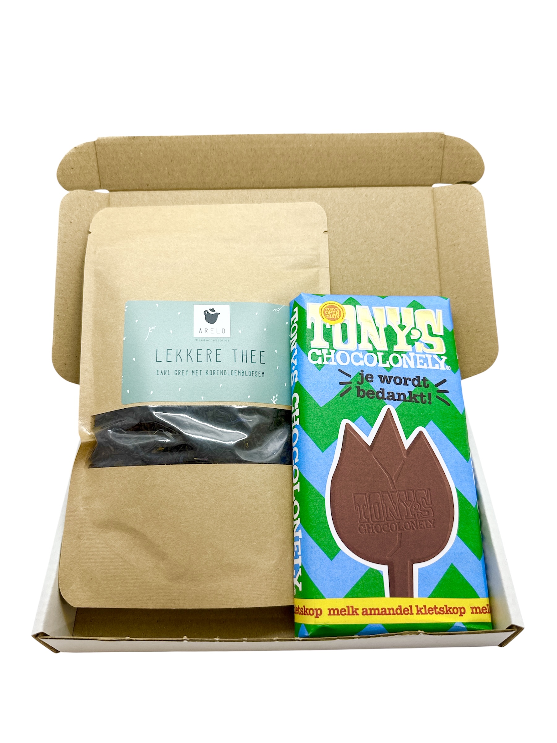 Lekkere thee bedankt pakket