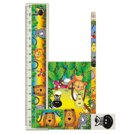 Jungle stationery set