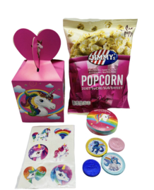 Unicorn party box popcorn