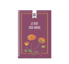 Bloemenzaadjes - Jij bent GOUD waard