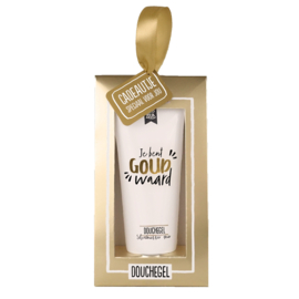 Douche gel tube - Goud waard