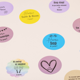 Sticker geel