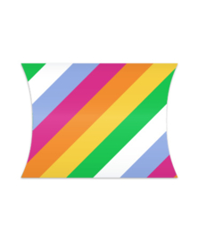 Kado doosje Stripes party time