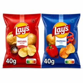 Voetbal chips traktatie met naam en leeftijd