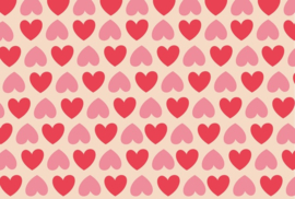 Roze hartjes