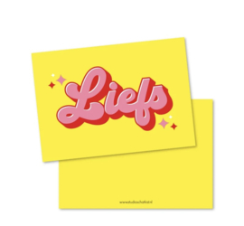 Liefs geel/roze