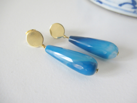 Goudkleurige blauw Agaat