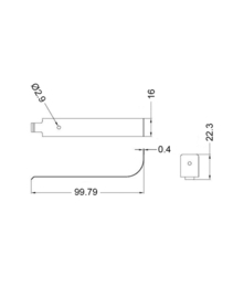 Penn Elcom cage nut tool, ( insertion / extraction)