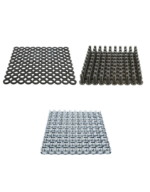 Cage nut set M6, 2 mm, 100 pieces