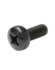 Bolt, crosshead M6x16, black, 100 pieces