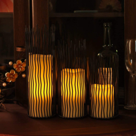 Simpdecor kaarsenhouder set van 3
