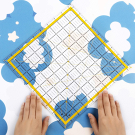 Magicfly | - Quilt linialen set van 4 met accessoires
