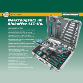 Gereedschapskoffer 133-delig