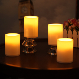 Kunststof Led kaarsen | set van 4