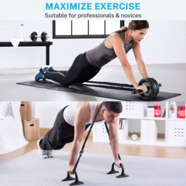 Ab Roller Wheel kit: 7 in 1