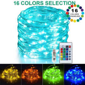 USB Feestverlichting slinger  10 meter