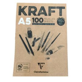 Clairefontaine kraft A5 100 vellen 90 gram