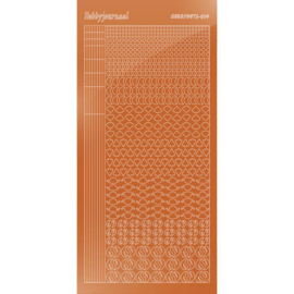Hobbydots sticker - Mirror Copper
