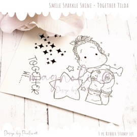 Magnolia - SSS22 Smile Sparkle Shine ~ Together Tilda {Rubber unmounted Stamp Sheet}