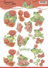 3D Knipvel - Jeanine's Art - Frogs CD11086