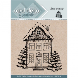 Card Deco Essentials -  CDECS114 - Clear Stamps - Christmas House