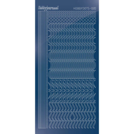 Hobbydots sticker - Mirror Blue