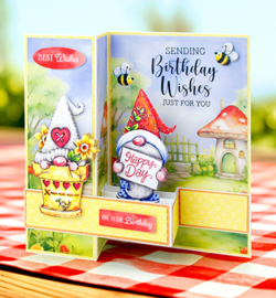 Katy Sue Designs - White 5x7 Side Pop Up Cards & Envelopes